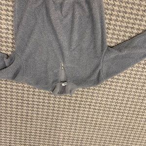 Quarter zip topshop sweatshirt